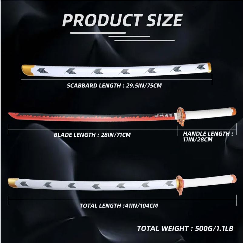Glowing LED Katanas